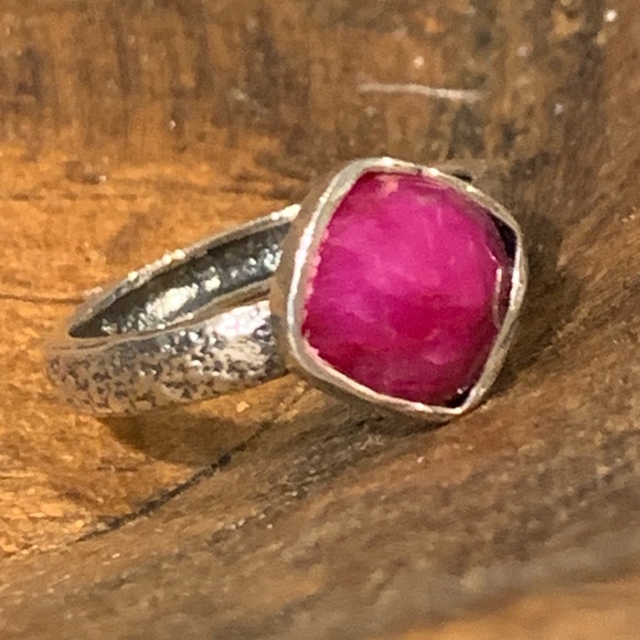 Silpada Jewelry - Silpada Genuine Ruby Warm Up Ring  Size 7 NWT